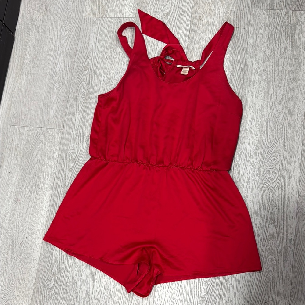 Victoria's Secret Red Bodysuit Intimates Sleepwear